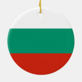 Vlag van Bulgarije Keramisch Ornament (Achterkant)