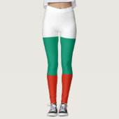 Vlag van Bulgarije Leggings (Voorkant)