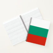 Vlag van Bulgarije Notitieboek (Binnen)
