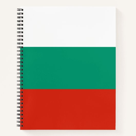 Vlag van Bulgarije Notitieboek (Voorkant)