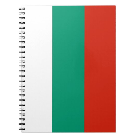 Vlag van Bulgarije Notitieboek (Voorkant)