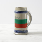 Vlag van Bulgarije of Bulgarije Bierpul (Voorkant rechts)