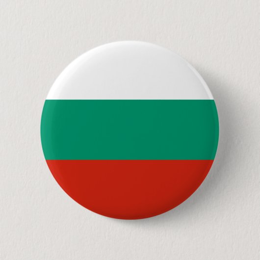 Vlag van Bulgarije of Bulgarije Ronde Button 5,7 Cm (Voorkant)