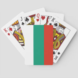 Vlag van Bulgarije Pokerkaarten