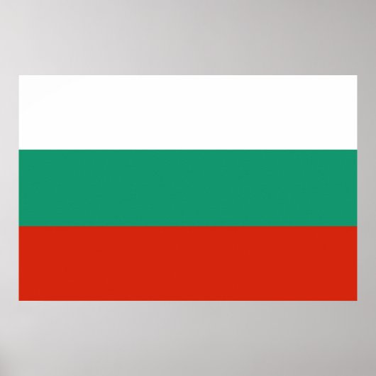 Vlag van Bulgarije Poster (Voorkant)
