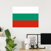 Vlag van Bulgarije Poster (Thuiskantoor)