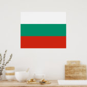Vlag van Bulgarije Poster (Keuken)