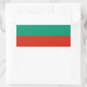 Vlag van Bulgarije Rechthoekige Sticker (Tas)