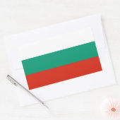 Vlag van Bulgarije Rechthoekige Sticker (Envelop)