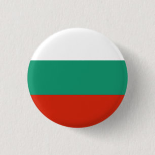 Vlag van Bulgarije Ronde Button 3,2 Cm