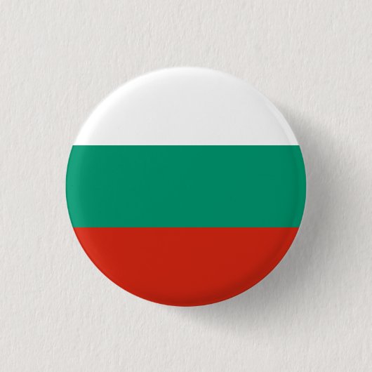 Vlag van Bulgarije Ronde Button 3,2 Cm (Voorkant)