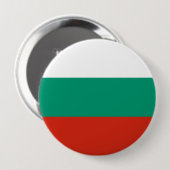 Vlag van Bulgarije Ronde Button 4,0 Cm (Voorkant /achterkant)