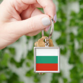 Vlag van Bulgarije Sleutelhanger (Hand)