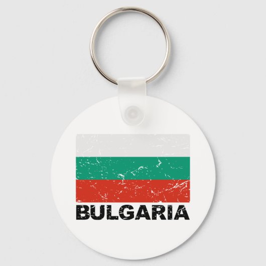 vlag van Bulgarije Sleutelhanger (Voorkant)