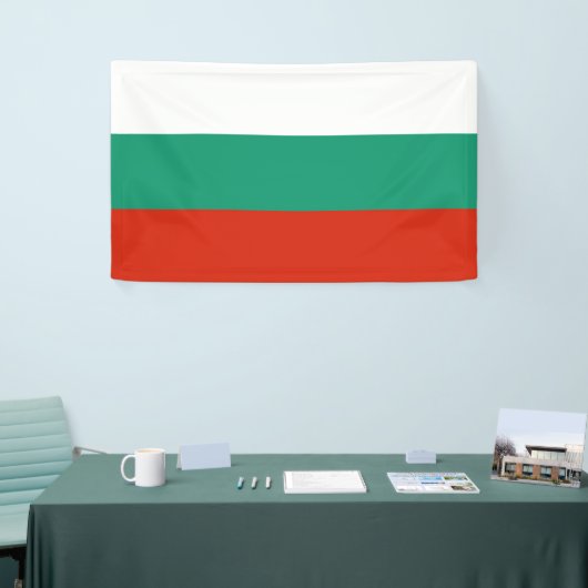 Vlag van Bulgarije Spandoek (Beurs)