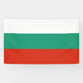 Vlag van Bulgarije Spandoek (Horizontaal)