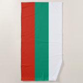 Vlag van Bulgarije Strandlaken (Voorkant)