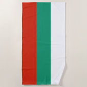 Vlag van Bulgarije Strandlaken (Voorkant)