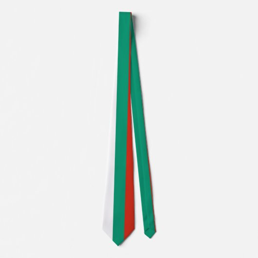 Vlag van Bulgarije Stropdas (Voorkant)