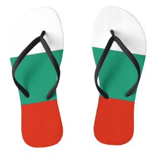 Vlag van Bulgarije Teenslippers