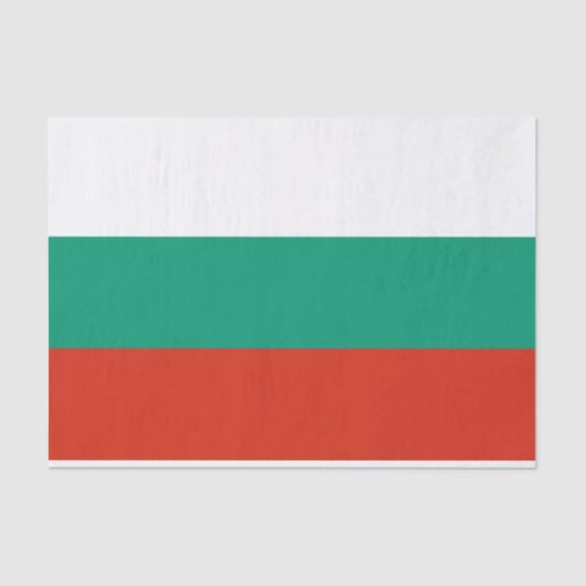 Vlag van Bulgarije Tissuepapier (Voorkant)
