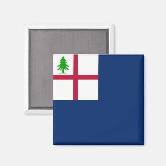 Vlag van Bunker Hill Magneet (Voorkant / Achterkant)