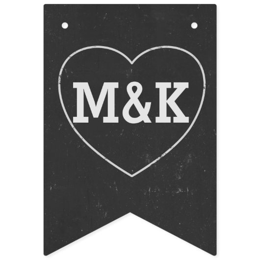 Vlag van Bunting Mariage Vlaggetjes (Eerste vlag)