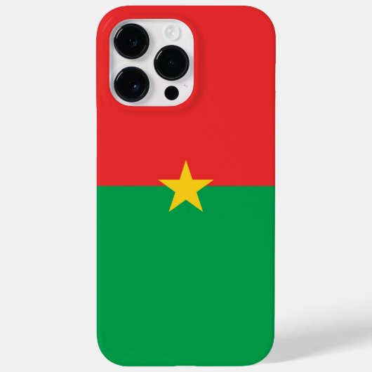 Vlag van Burkina Faso Case-Mate iPhone Case (Achterkant)