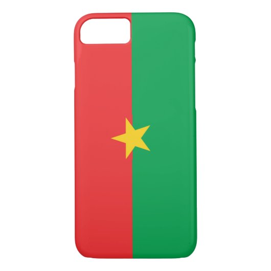 Vlag van Burkina Faso Case-Mate iPhone Case (Achterkant)