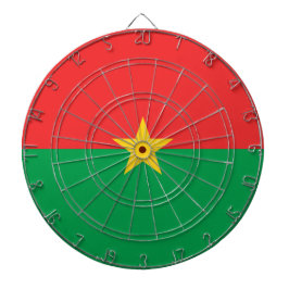 Vlag van Burkina Faso Dartbord