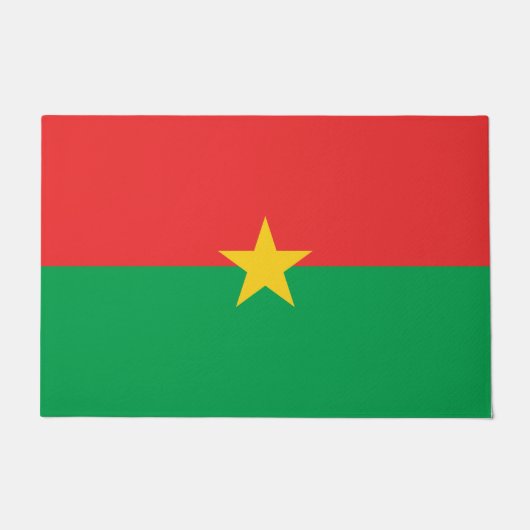 Vlag van Burkina Faso Deurmat (Voorkant)