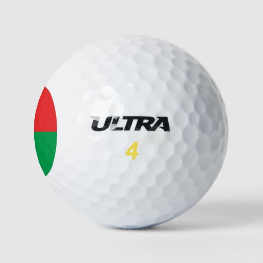 Vlag van Burkina Faso Golfballen (Logo)