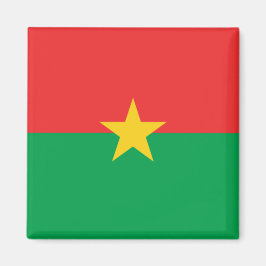 Vlag van Burkina Faso Magneet