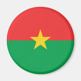 Vlag van Burkina Faso Magneet