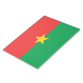 Vlag van Burkina Faso Notitieblok (Schuin)