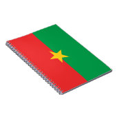 Vlag van Burkina Faso Notitieboek (Rechterzijde)