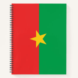 Vlag van Burkina Faso Notitieboek