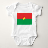 Vlag van Burkina Faso Romper (Voorkant)