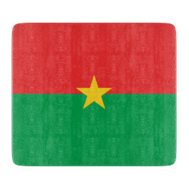 Vlag van Burkina Faso Snijplank