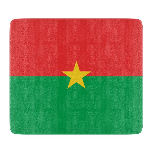 Vlag van Burkina Faso Snijplank (Voorkant)