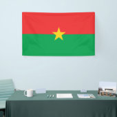 Vlag van Burkina Faso Spandoek (Beurs)