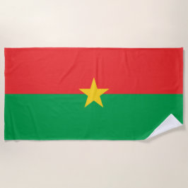 Vlag van Burkina Faso Strandlaken