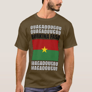 Vlag van Burkina Faso T-shirt