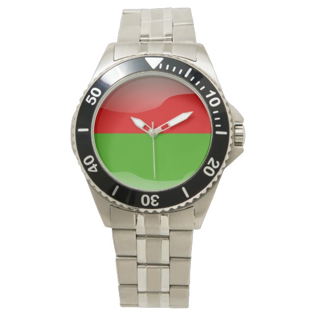 Vlag van Burkina Horloge (Voorkant)