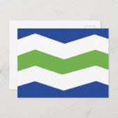Vlag van Burlington, Vermont Briefkaart (Voorkant / Achterkant)