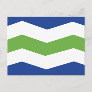 Vlag van Burlington, Vermont Briefkaart