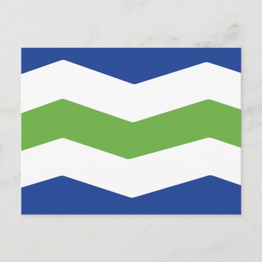 Vlag van Burlington, Vermont Briefkaart (Voorkant)