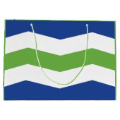 Vlag van Burlington, Vermont Groot Cadeauzakje (Achterkant)