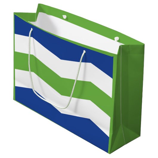 Vlag van Burlington, Vermont Groot Cadeauzakje (Voorkant Gekanteld)