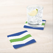 Vlag van Burlington, Vermont Kartonnen Onderzetters (Insitu)